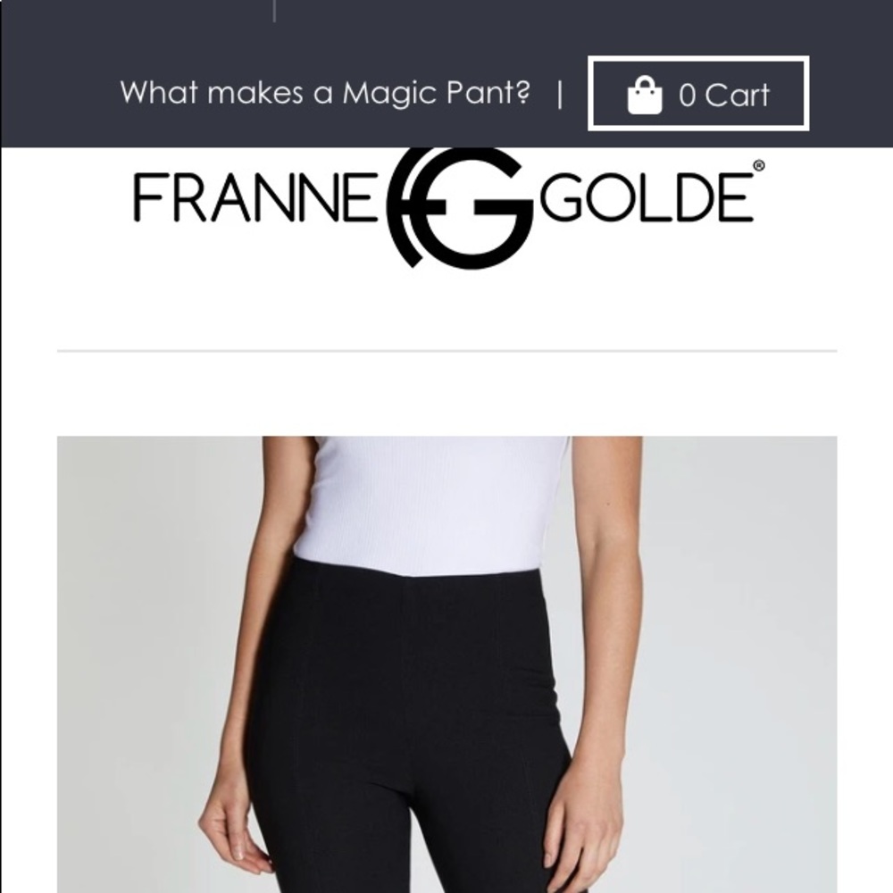 Franne Golde magic pants size 8